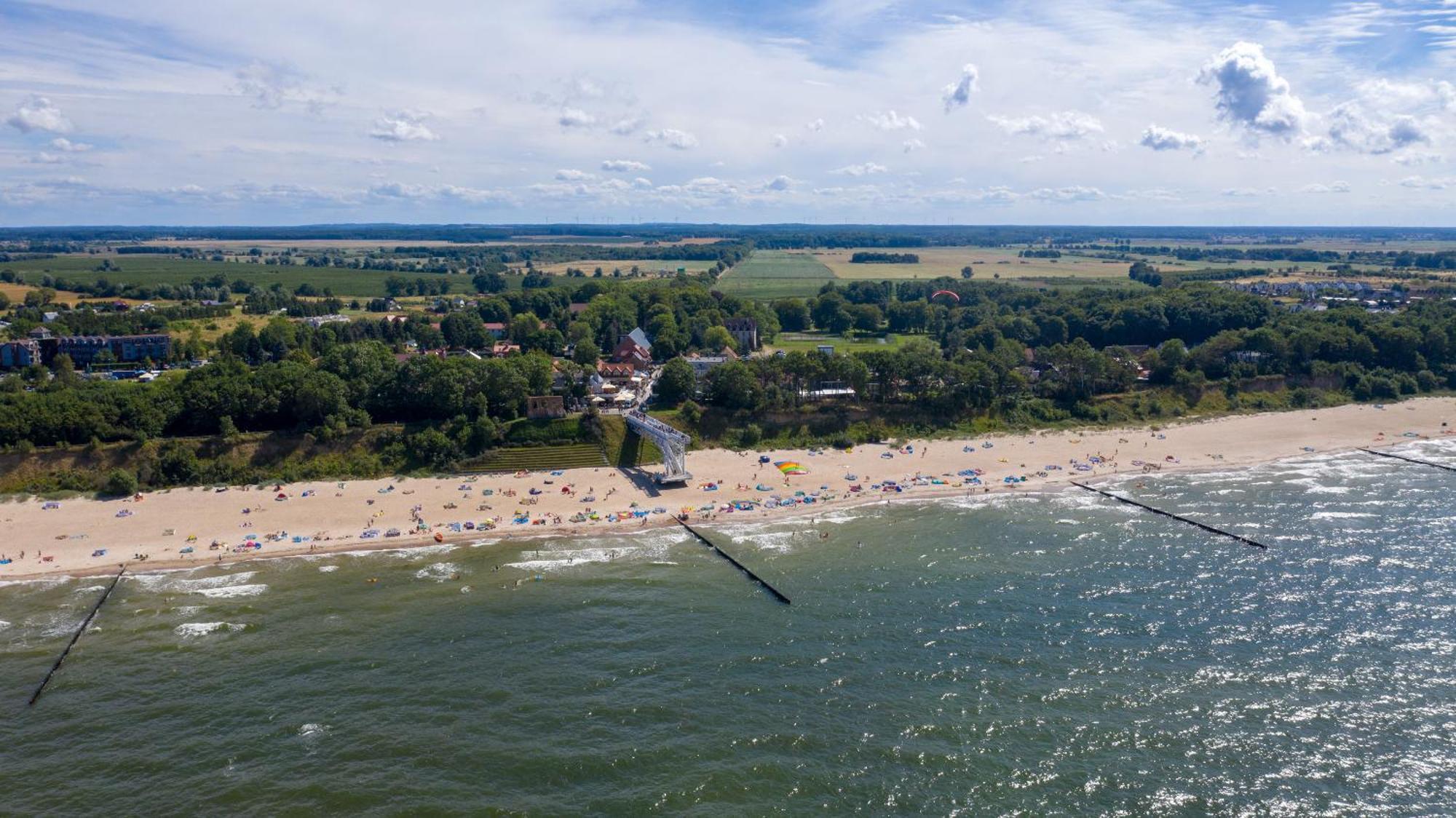 Aparthouse Cliff By Orka 150 M Beach And Sea Trzęsacz Exterior foto